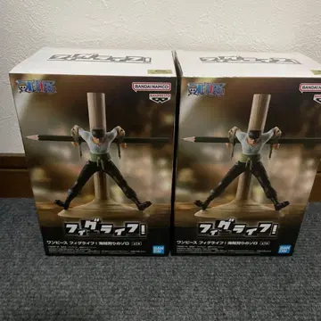 [ 11/6까지 ] 원피스 피그라이프! 해적 사냥꾼 조로 2체 세트