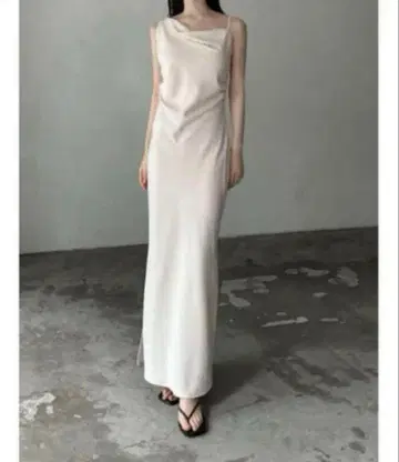 [ 미사용 새상품 ] maison celon 원피스 드레스 화이트