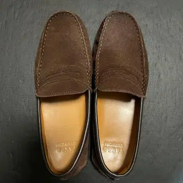 새상품급 [다케오 키쿠치] 브라운 스웨이드 로퍼