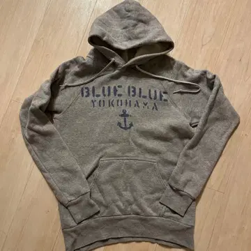 BLUE BLUE 래글런 후드티 맨투맨 그레이 0(S)