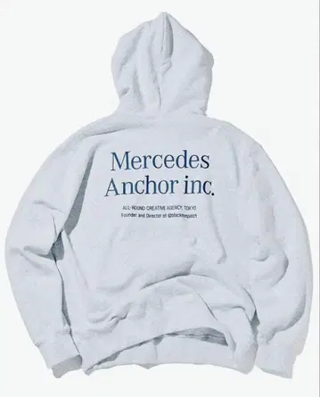 Mercedes Anchor inc. LOGO HOODIE