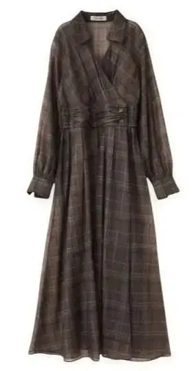 COCO DEAL 체크 셔츠 원피스