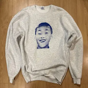 KATAME 얼굴 프린트 그레이 트레이닝복 L 사이즈