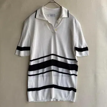 이탈리아제 지비엘레돈나 여성용 레이온 피케 셔츠 화이트 M L