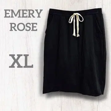 EMERY ROSE 블랙 맨투맨 [ XL ]