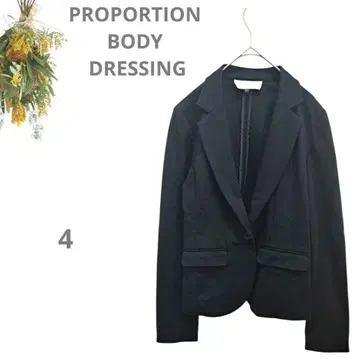 [ 프로포션 바디 드레싱 ] 테일러드 자켓 스트레치 블랙 S 4