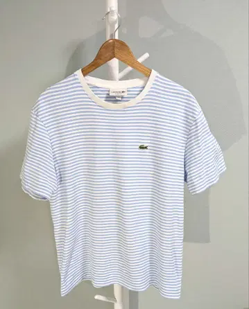 라코스테 보더 무늬 T셔츠 LACOSTE 사이즈 L