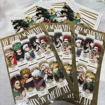 점프 GIGA 부록 히로아카 포스터 스티커 바쿠고 카츠키 미도리야 이즈쿠