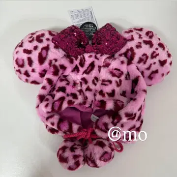 [ 새상품 익명 ] 디즈니 팬캡 레오파드 미니 핑크