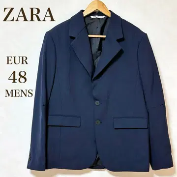 [ ZARA ] 테일러드 남성용 네이비 자켓 (어깨 패드 있음)