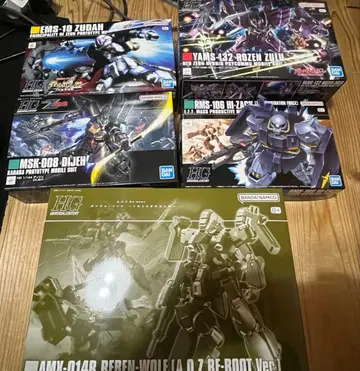 HGUC 건담 프라모델 묶음 판매