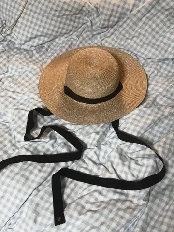 샤포도오 스트로우 햇 리본