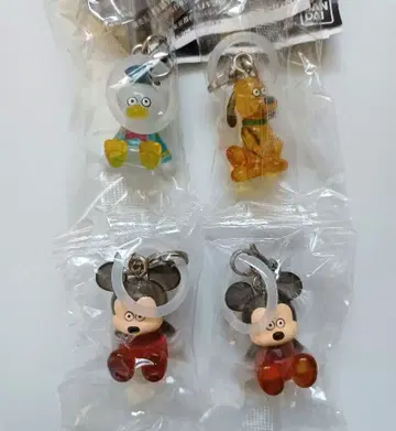 디즈니 캐릭터 마츠모토 세이지 메지루시 액세서리 x 4