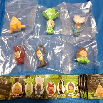 코비토즈칸 앉은 마스코트 4 캡슐 토이 가챠 6종 세트