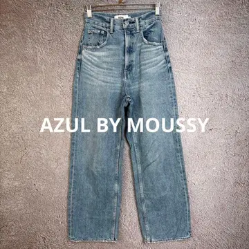 AZUL BY MOUSSY 하이웨스트 와이드 데님