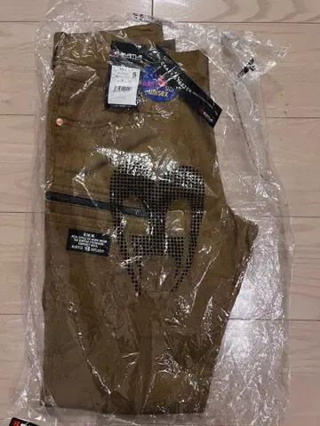 바틀 1812 데님 라이크 스트레치 카고 팬츠, 카키