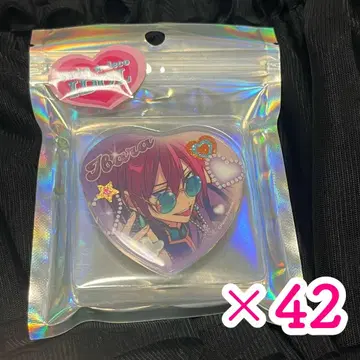 앙스타 GIRA 데코 하트 캔뱃지 사에구사 이바라 42개