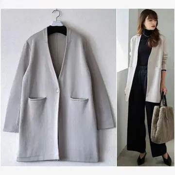 빅 사이즈*ICB 신세틱 얀 롱 자켓*23 구 자유구 쿠미쿄쿠