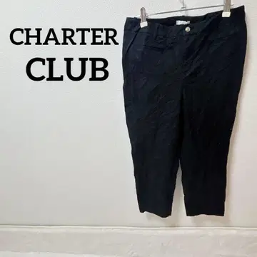 새상품급 CHARTER CLUB [프리] 블랙 팬츠 심플 봄옷
