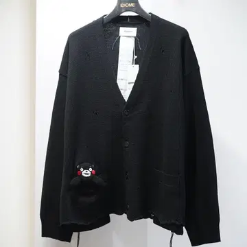 DOUBLET IDIOME 별주 곰몬 가디건 21AW