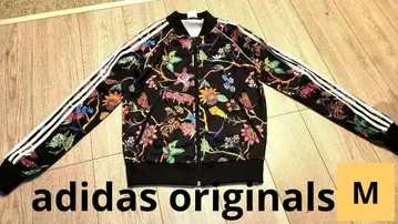 레어 adidas originals 꽃무늬 저지 아디다스 트레포일