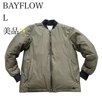 새상품급 BAYFLOW 베이플로우 육중한 다운 자켓 카키 L