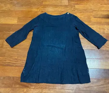 팔라스 팰리스 10일 네이비 보트넥 7부 소매 튜닉