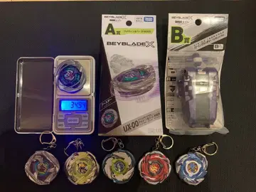 베이블레이드 X DMM 복권 A상 B상 와이번 호버 & 스트링 런처