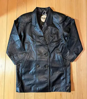 여성용 양가죽 알스터 코트 타입 II (시어링 레더)