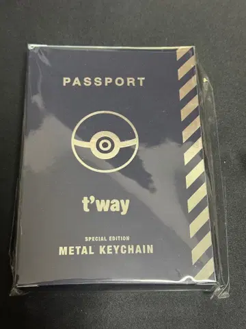 [ 한정판 ] 포켓몬 t'way 특별판 메탈 키링