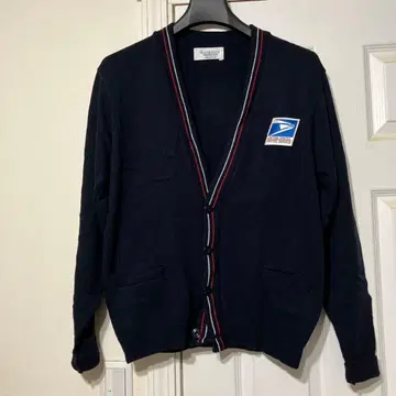 Brookfield Uniforms USPS 가디건 네이비