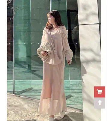 COCO DEAL 시어 벨로아 스트라이프 셔츠 x 니트