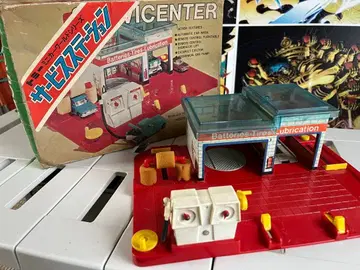 서비스 스테이션 미니카용 레트로