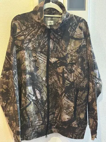 South2 West8 카모 패턴 나일론 자켓