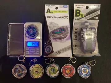 베이블레이드 X DMM 복권 A상 B상 와이번 호버 & 스트링 런처