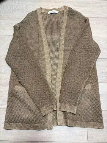 그린 라벨 가디건 베이지