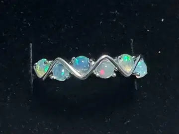 실버 925 오팔 반지