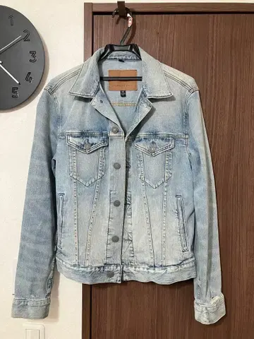 AMERICAN EAGLE 라이트 블루 데님 자켓 XS 남성용