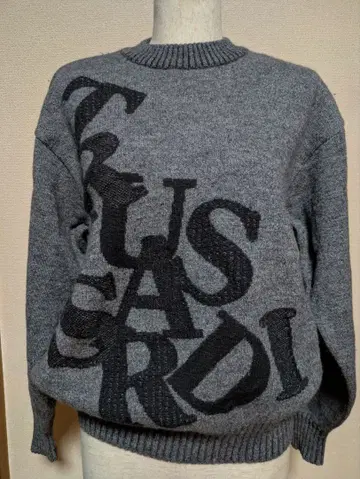 TRUSSARDI 그레이 니트 스웨터 46