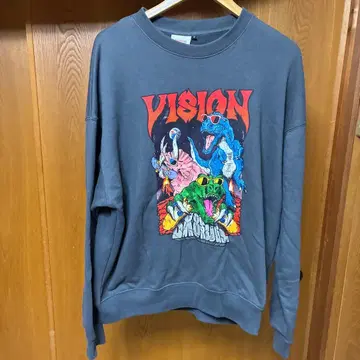 VISION STREET WEAR 공룡 맨투맨