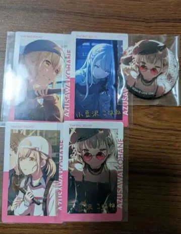 프로세카 아즈사와 코하네 에피카 금박 캔뱃지 5개