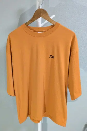 DAIWA 티셔츠 백 프린트 오렌지
