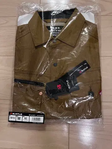 BURTLE 1815 M 사이즈 카키 긴팔 셔츠
