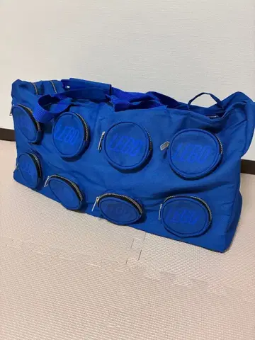 LEGO 블록 디자인 보스턴 여행 백 블루