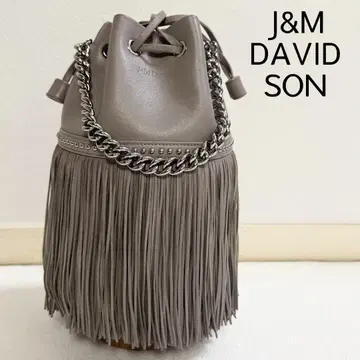 제이앤드엠 데이비드슨 백 베이지 프린지 카니발 M