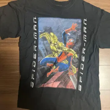 스파이더맨 T셔츠 블랙