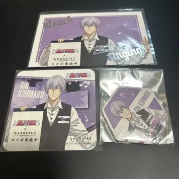 BLEACH 블리치 가라오케노테츠진 캔뱃지 이치마루 긴 포스카 코스터