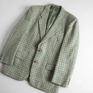 폴스미스 울 소재 테일러드 자켓 체크 무늬 새상품급