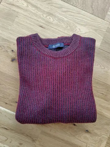 나노 유니버스 보르도 리브 스웨터 긴팔 사이즈 M