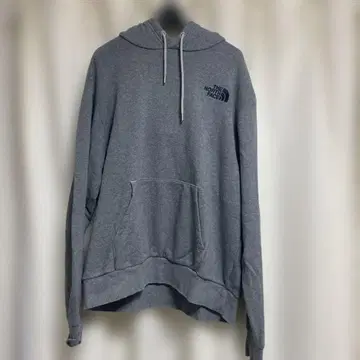 THE NORTH FACE 심플 로고 후디 그레이 후드티 M